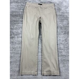 Lee Platinum Label Pants Womens 16‎ Beige Straight leg Pull On Cotton Blend